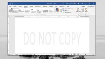 Comment supprimer le filigrane dans Microsoft Word