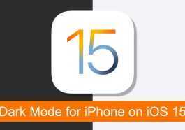 Dark Mode iPhone iOS 15