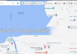 map view in Google Maps