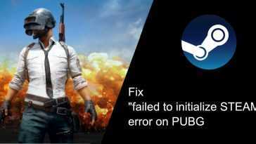failed to initialize STEAM