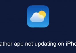 weather app not updating on iPhone