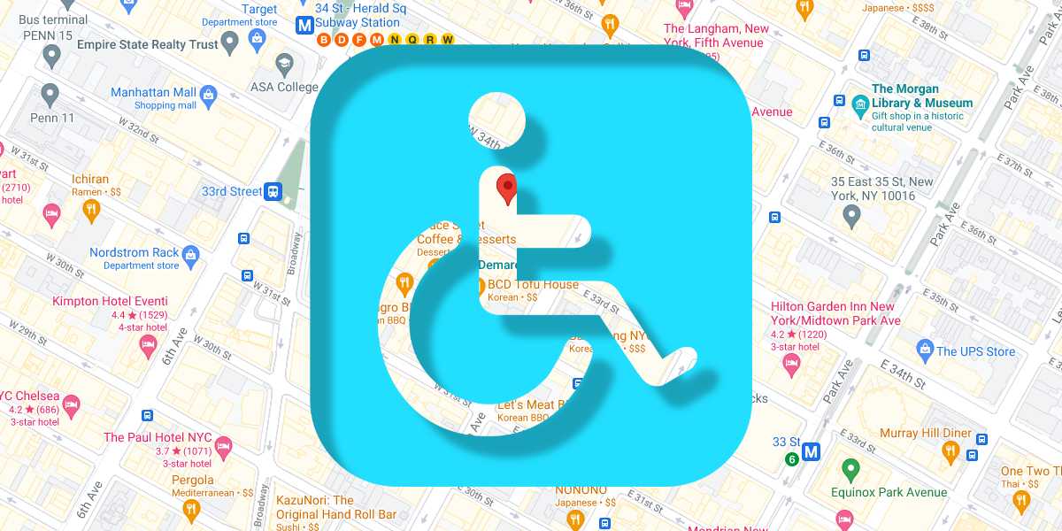 itinéraires de transport en commun accessibles sur Google Maps
