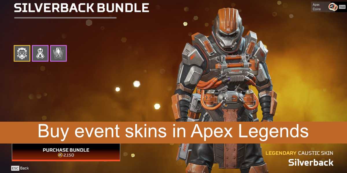 skins d'événement dans Apex Legends