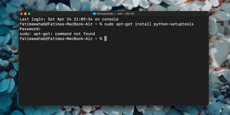 Apt-get command not found on macOS