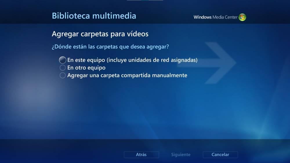 Ajouter des vidéos Windows Media Center