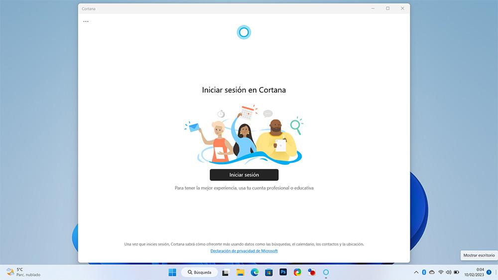 Activer Cortana dans Windows 11