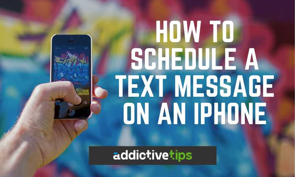 Comment programmer un message texte sur une image d'en-tête iPhone