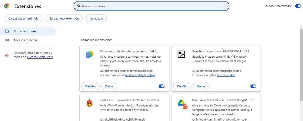 Extensions Chrome