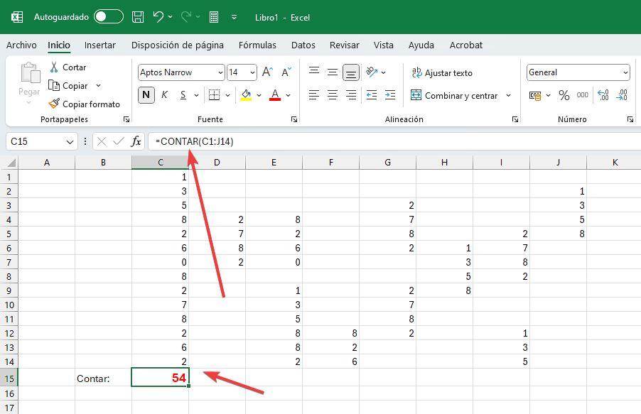 COMPTE Excel